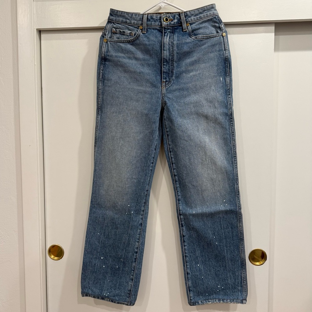 KHAITE Splatter Paint Abigail Jeans